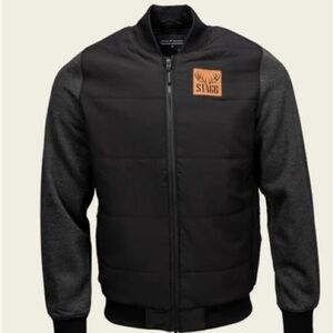 Fossa Appaerel Black and Gray Buffalo Trace Stagg Jacket
